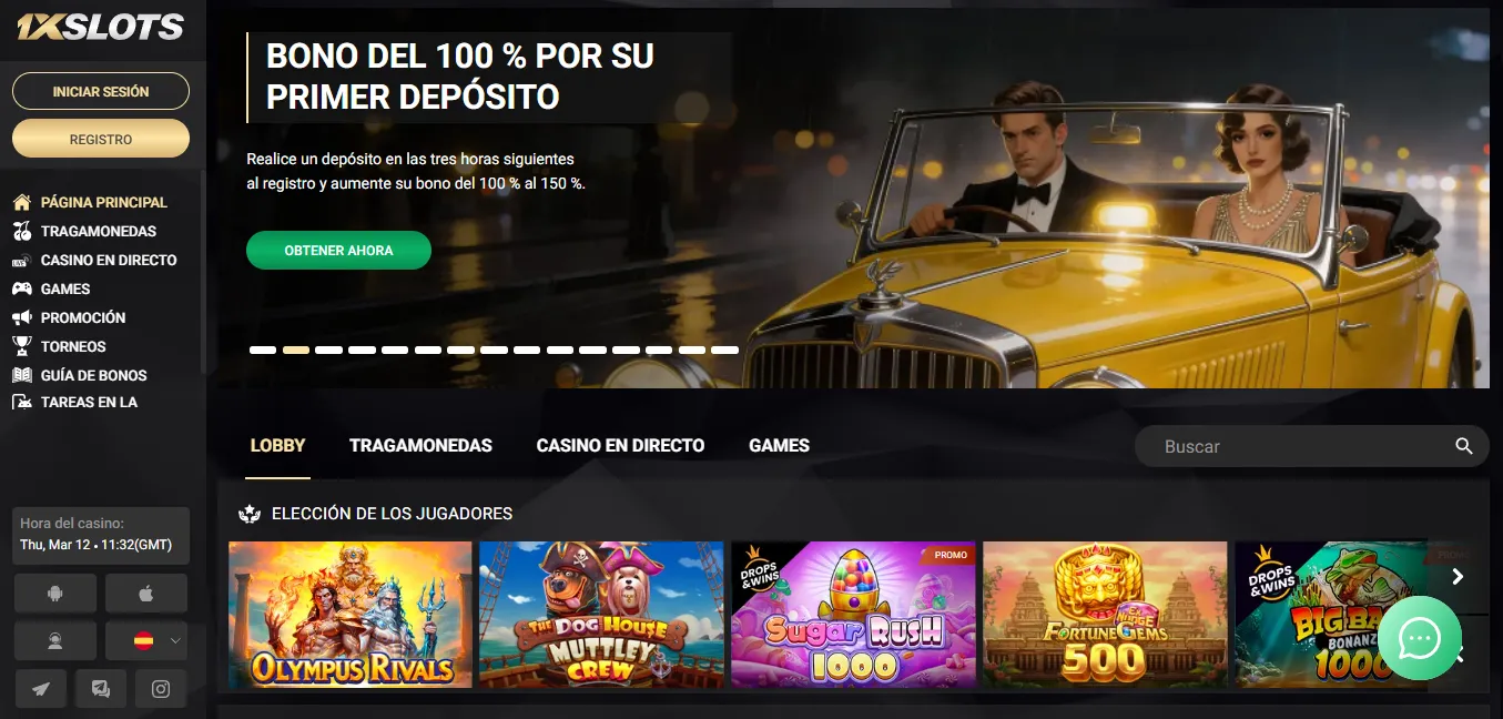 1xSlot: disponibilidad y acceso desde Argentina