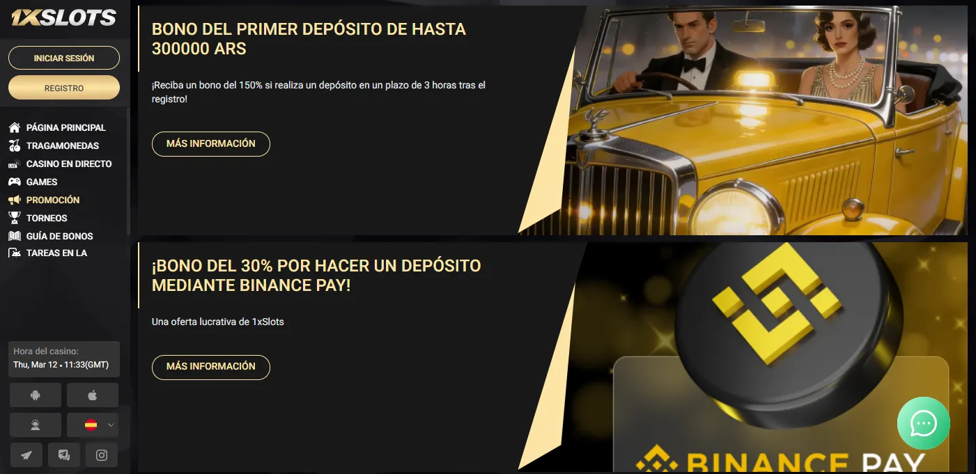 1xSlots Casino: catálogo de juegos y proveedores